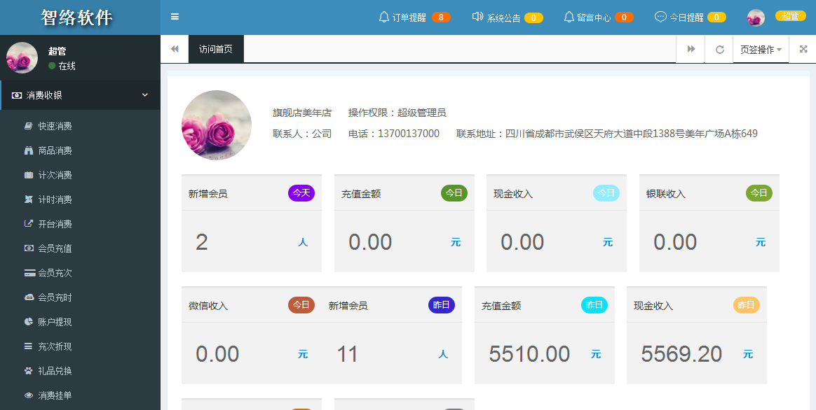 連鎖店會員管理系統